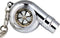 maycom Creative Spinning New Chrome Polished Silver Turbo Turbocharger Keychain Key Chain Ring Keyring Keyfob,make Whistle Sound...