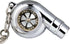 maycom Creative Spinning New Chrome Polished Silver Turbo Turbocharger Keychain Key Chain Ring Keyring Keyfob,make Whistle Sound...