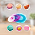Reusable Silicone Stretch Lids - Silicone Stretch Lids for Kitchen Food Storage – Durable,Reusable 6pcs Silicone Bowl Covers for Food Storage & Mi...