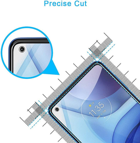 TOCOL 6 Pack Compatible with Moto G Power 2021 (Not for Moto G Power 2020) - 3 Pack Tempered Glass Screen Protector and 3 Pack Camera Lens Protect...