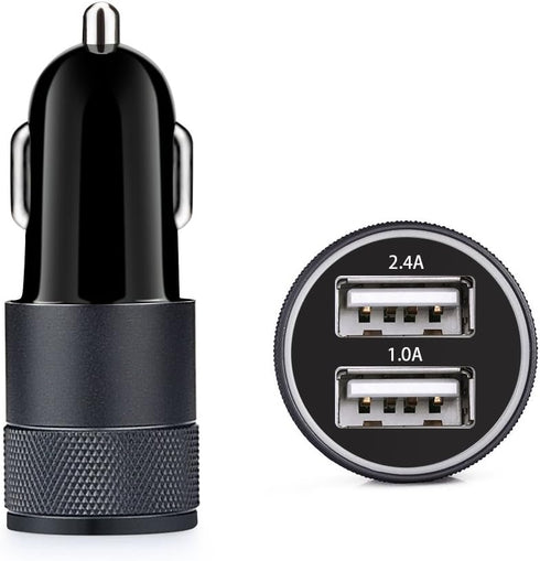 Car Charger,Sicodo 3.4A 2 Pack USB Smart Port Charger Compatible with iPhone 15 14 13 12 11 SE X 8 Pro, Pro Max, Plus, Samsung Galaxy S24 S23 S22 ...