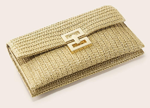 Avilego Straw Handbags for Women Straw Clutch Summer Bag Beach Bag Casual Straw Purses 2024...