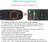 BL Air Mouse Remote Control, Voice Remote 2.4G RF Wireless Remote Control with 6-Axis Gyroscope IR Learning, USB Air Mouse Remote for PC Smart TV ...