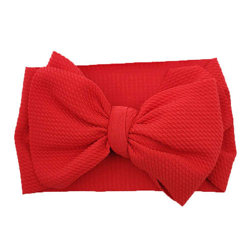 KIDOCHEESE Oversized Bows Baby Girl Headbands with Nylon Elastics, Large Hair Wraps and Accessories for Newborns, Infants, Toddlers...