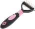 GLOGLOW Pet Grooming Brush, Pet Grooming Shedding Brush Tool Comb Dematting Rakes Fur Knot Cutter Remove Rake Dog Cat Long Short Hair()...