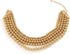 COLORFUL BLING Exaggerated Layered Beads Pendant Chunky Gold Chain Chunky Bib Statement Choker Stackable Strand Necklace for Women Hip Hop Jewelry...