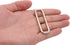 Metal Rectangle Ring Buckles Square Strap Webbing Belt Rings for Bag Purse Non Welded 2 x 1/2 Inch...
