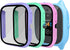 surundo Compatible with Gizmo Watch 3 Screen Protector Case, Hard PC with Tempered Glass High Definition Scratch Resistant Overall Bumper Cover Sh...
