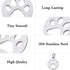 DanLingJewelry 10 pcs 304 Stainless Steel Dog Paw Print Charm Doggy Bear Cat Animal Footprint Pendant for Jewelry Makings 14x12mm...