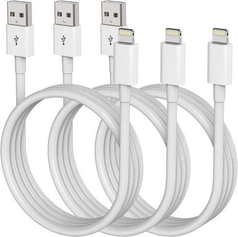 iPhone Charger 6 Feet Apple MFi Certified, Lightning Cable 6FT Fast Charging Cord Compatible with iPhone 14 13 12 11 Pro Max XR XS X 8 7 Plus 6S /...