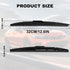 12.6 inch Rear Windshield Wiper Blade, Compatible with Honda CRV Rear Window 2012 2013 2014 2015 2016 +More Cars, Rear Wiper Blade Replacement (Pa...