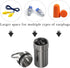 4 Pack Ear Plug Carrying Case, Portable Ear Plug Holder with Keychain, Waterproof Metal Ear Bud Carrying Case......