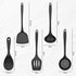 Silicone Cooking Utensils Set, Silicone Kitchen Cooking Utensils Set of 5, High Heat Resistant Long Kitchen Tools, Heat Resistant Silicone Kitchen...