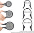 3 Packs Camera Lens Filter Wrench Kit, CPL UV ND Filter Removal Wrench Tool Set, Fit 37mm-52mm 55mm-72mm 77mm-95mm Lens Thread for Canon Nikon Son...