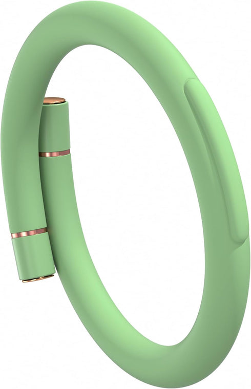 Mosquito Repellent Bracelets, 1 Pack Repellent Wristbands for Adults and Kids, DEET-Free (10 Replacement Cores - Green)...