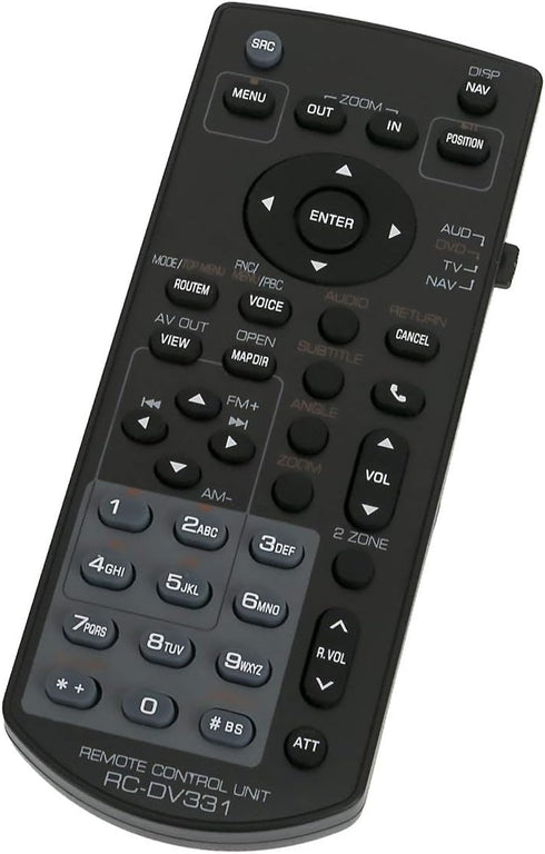 RC-DV331 KNA-RCDV331 Replacement Remote for Kenwood Receiver Navigation System Ddx516, Kvt-516, Ddx616...
