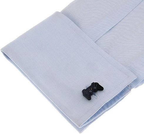 Computer Video Game Controller Pair Pair Cufflinks in a Presentation Gift Box & Polishing Cloth...