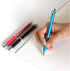 Uni Mechanical Pencil, Kuru Toga Rubber Grip Model 0.5mm, Blue (M56561P.33)...
