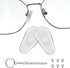Eyeglasses Nose Pads, Upgraded Soft Silicone Air Chamber Eyeglass Nose Pads, 6 Pairs of Screw-in 15mm Glasses Nose Pad Set with Screws and Micro S...