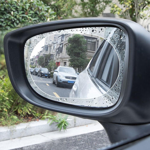 Car Rearview Mirror Film, 5.9"x3.9"HD Nano Waterproof Rainproof Transparent Protective Sticker, Universal Car Windows, Rearview Mirrors, Protectiv...