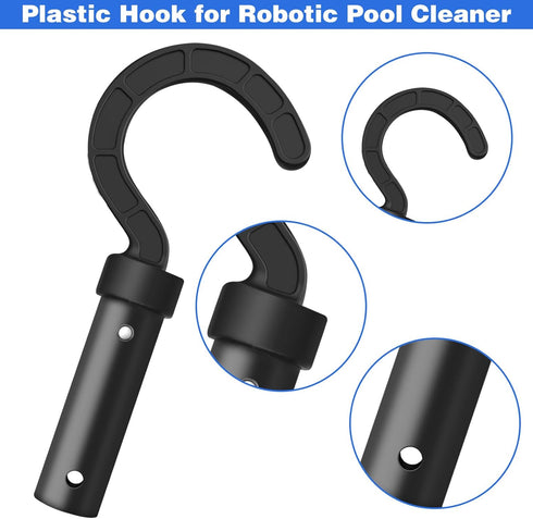 Pool Hook for Robotic Pool Cleaner, Pool Hooks for Poles Accessories, Pool Pole Hooks for All Robotic Pool Vacuum Cleaner, Pool Vacuum Sweeper Hoo...
