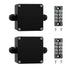ABS IP67 Waterproof Dustproof Electrical Junction Box, with 15A 600V Barrier Terminal Cable Connector, 1IN/1Out Power Junction Box?2.48 * 2.28 * 1...