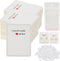 Femtindo 150 Pack Earring Cards for Jewelry Packaging DIY Earrings Holder Display Card with Bag for Studs Selling (White(Earring Card), 5x6.5cm)...