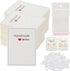 Femtindo 150 Pack Earring Cards for Jewelry Packaging DIY Earrings Holder Display Card with Bag for Studs Selling (White(Earring Card), 5x6.5cm)...