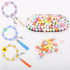 MARCHROSE 222pcs Keychain Making Kit,200pcs 12mm Silicone Beads Bulk 10pcs 20mm Flower Beads with 12pcs Accessories?Focal Beads for DIY Keychain K...