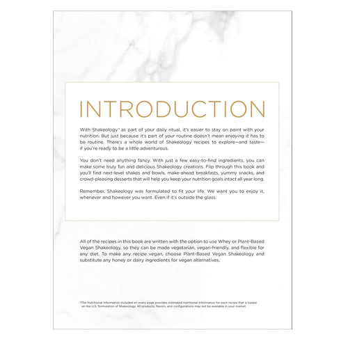 Shakeology Healthy dessert powder, the Eat More Dessert recipe book...