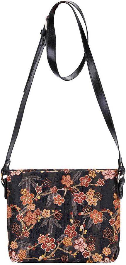 Signare Tapestry Crossbody Bag Small Shoulder Bag for Women with Garden Flower and Creature...