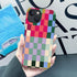 SEized Case Compatible with for iPhone 14,Colorful Checkerboard Phone Case for Girl Women Boy Men,Durable Protection Case for iPhone 14...