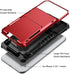 Vofolen Case for iPhone 11 Case Wallet 4-Card Holder ID Slot Flip Door Hidden Pocket Anti-Scratch Dual Layer Hybrid TPU Bumper Armor Protective Ha...