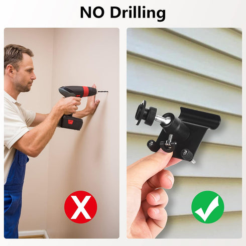 ALERTCAM 2Pack Vinyl Siding Mount for Blink Outdoor 4 (4th Gen)/(3rd Gen), Blink XT / XT2, Blink Mini, Adjustable Mounting Bracket with Outdoor Vi...