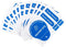 200pcs Film Dust Sticker Camera Stickers Computer Keyboard Stickers Screen Cleaner Tool Tempered Glass Dedust Sticker Screen Remover LCD Guide Ded...