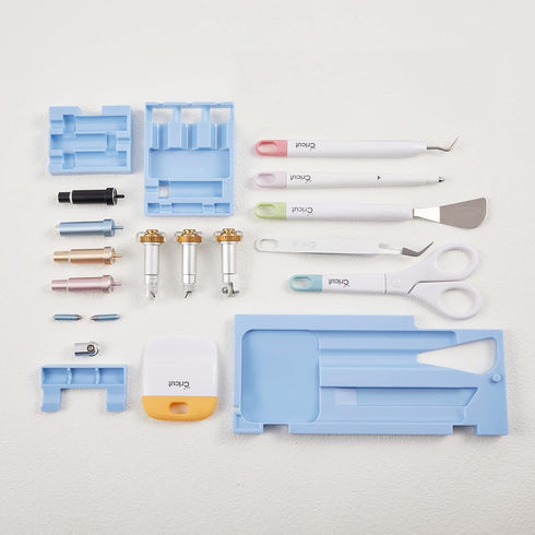 Tool Storage Insert Compatible with Cricut Maker 3 & Maker, Drawer Weeding Tools Kit Tray, Blades Housing Accessories Organizer(Blue, Blades Housi...