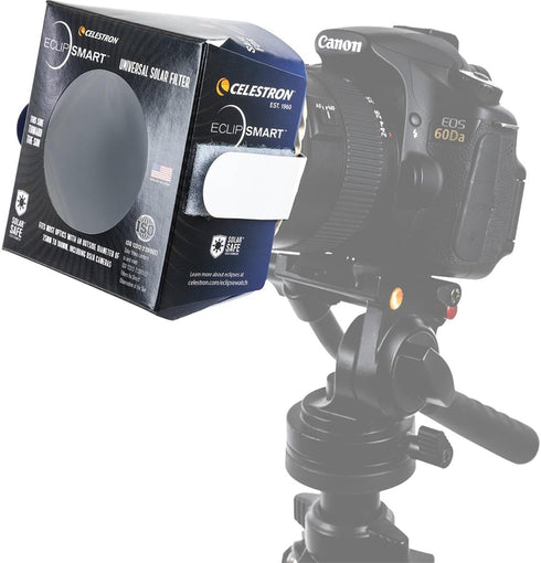 Celestron – EclipSmart Safe Solar Eclipse Telescope and Camera Filter – Meets ISO 12312-2:2015(E) Standards – Works with Your Telescope, Spotting ...