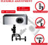 2-Be-Best Mini Projector Mount, Articulating Clamp Mount, 360 Flexible, Compatible with Projector, Camera, LED Light, 1 Year Warranty...