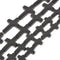 25mm Carved Black Agate Cross Charms Bead Gemstone Jewelry Making Supplies Loose Bead 16 Inch...