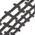 25mm Carved Black Agate Cross Charms Bead Gemstone Jewelry Making Supplies Loose Bead 16 Inch...