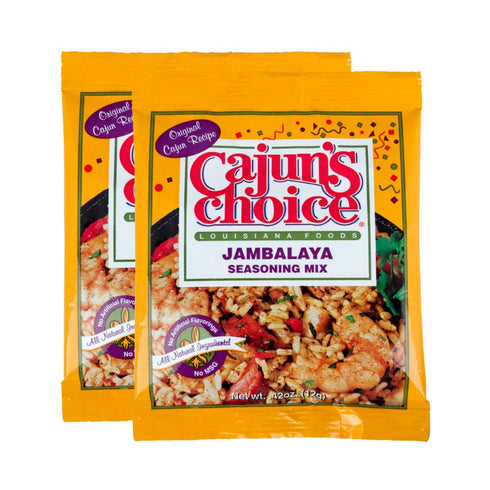 Jambalaya Seasoning Mix 0.42 oz Cajun's Choice Louisiana Foods (Pack of 2)...