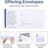 Church Offering Envelopes - Cash Envelopes For Tithes And Offering - Offering Envelope - Pack of 100 - Swanson Christian Products (1 TIMOTHY 6:18-...
