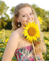 Antique Gold Sunflower Dangle Earrings Sunflower Necklace Jewelry Set (Antique gold)...