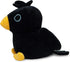 Black Crow Plushie Toy - 10 Inches Stuffed Raven Animal Plush - Plushy and Squishy Crow with Soft Fabric and Stuffing - Cute Toy Gift for Boys and...