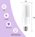 LED Black Light Bulb 15W Blacklight 100 Watt Equivalent LED Bulbs, 120V E26 Standard Base, UVA Level 395-400nm, Glow in The Dark for Body Paint, B...