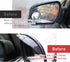 2 PCS Mirror Rain Visor Eyebrow, Waterproof Auto Side Rear View Mirror Guard, Carbon Fiber View Mirror Cover, Exterior Accessories Fit for Most Ca...