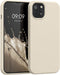kwmobile Case Compatible with Apple iPhone 13 Case - TPU Silicone Phone Cover with Soft Finish - Cream...