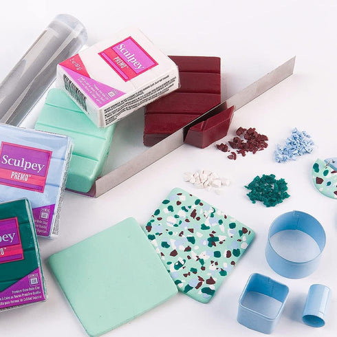 Sculpey Premo Polymer Oven-Bake Clay, Navy, Non Toxic, 2 oz. bar, Great for jewelry making, holiday, DIY, mixed media and home décor projects. Pre...