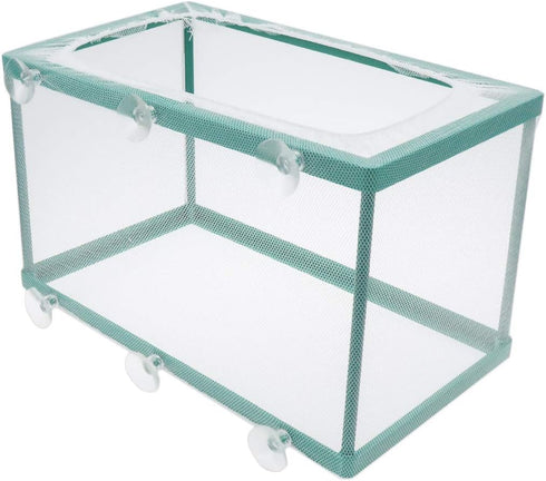 Aquarium Mesh Hatchery Breeder Plastic Frame Fish Tank Separation Breeding Net...