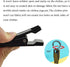 Hahiyo Plastic Swivel Clothespins Hanging Hook Clip Smooth Rotate Strong from Wind Secure to Hold Heavy Laundry Save Space Not Damage Leave Pinch ...